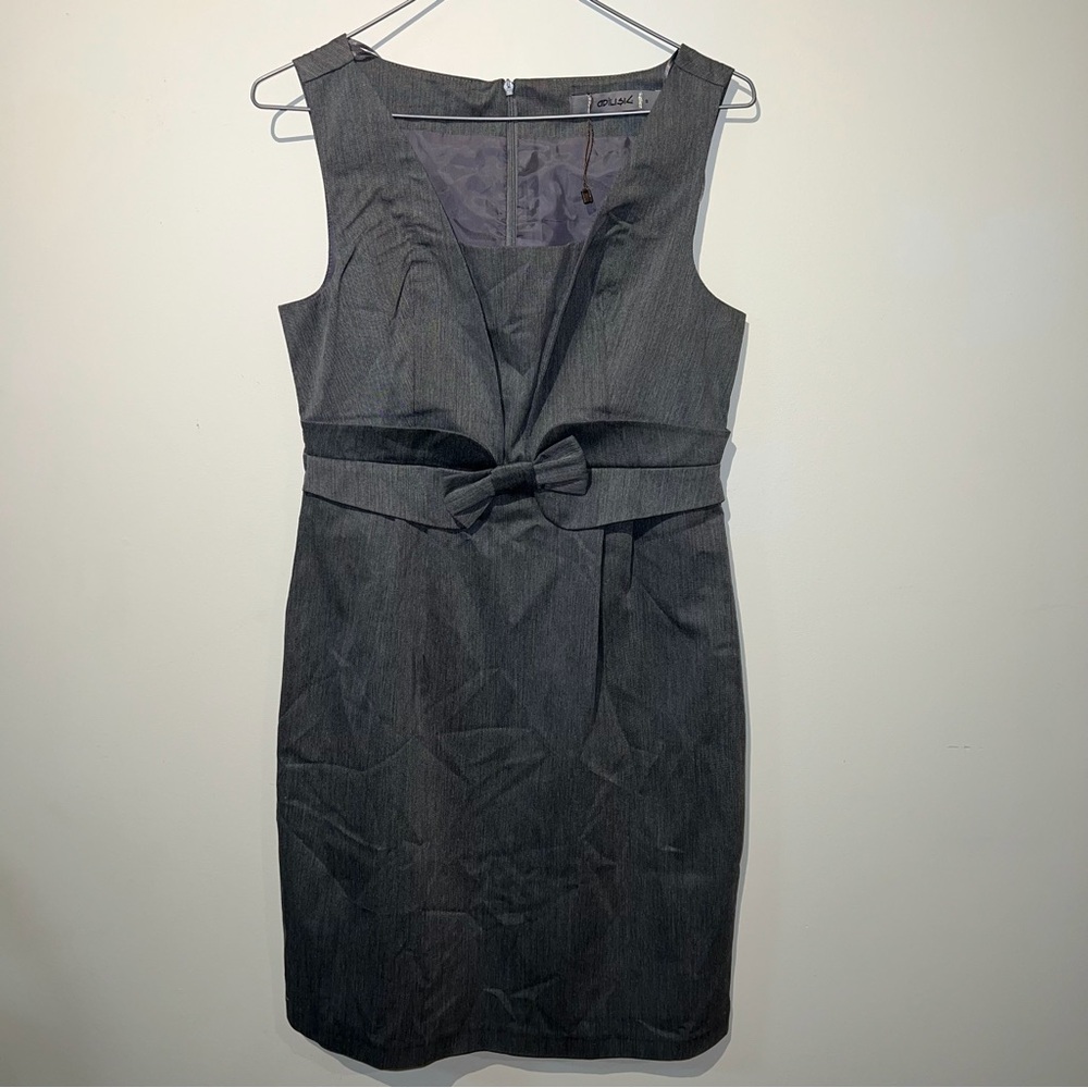 Grey Dress with bow